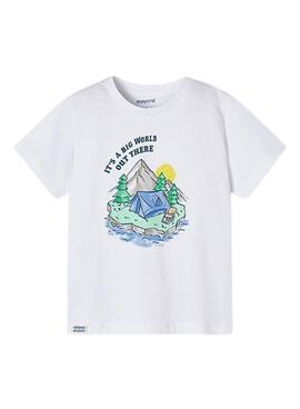 Conjunto de 2 camisetas Mayoral Outdoor Azul para menino.