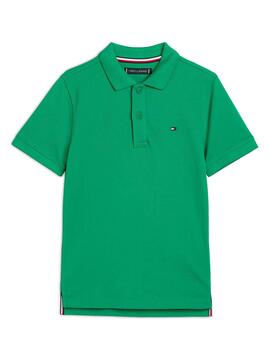 Camisa Tommy Hilfiger Flag Verde para Meninos