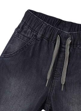 Bermuda Mayoral Soft Denim Jogger Cinza para Menino