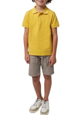 Polo Mayoral Granito Básico Amarelo para Menino