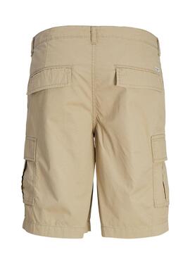 Bermudas Cargo Tostado Jack And Jones para Menino