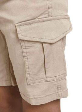 Bermudas Jack and Jones Joe Cargo Beige Criança