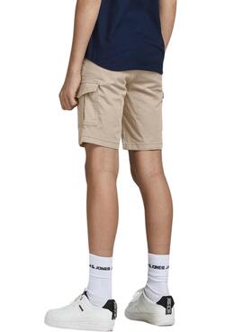 Bermudas Jack and Jones Joe Cargo Beige Criança