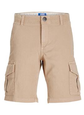 Bermudas Jack and Jones Joe Cargo Beige Criança