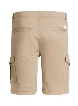 Bermudas Jack and Jones Joe Cargo Beige Criança