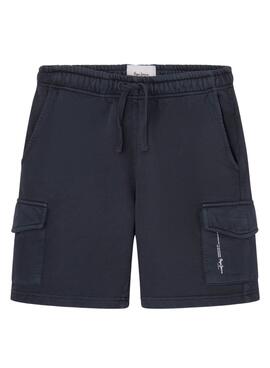 Bermudas Pepe Jeans Davide Cargo Cinza para Menino.