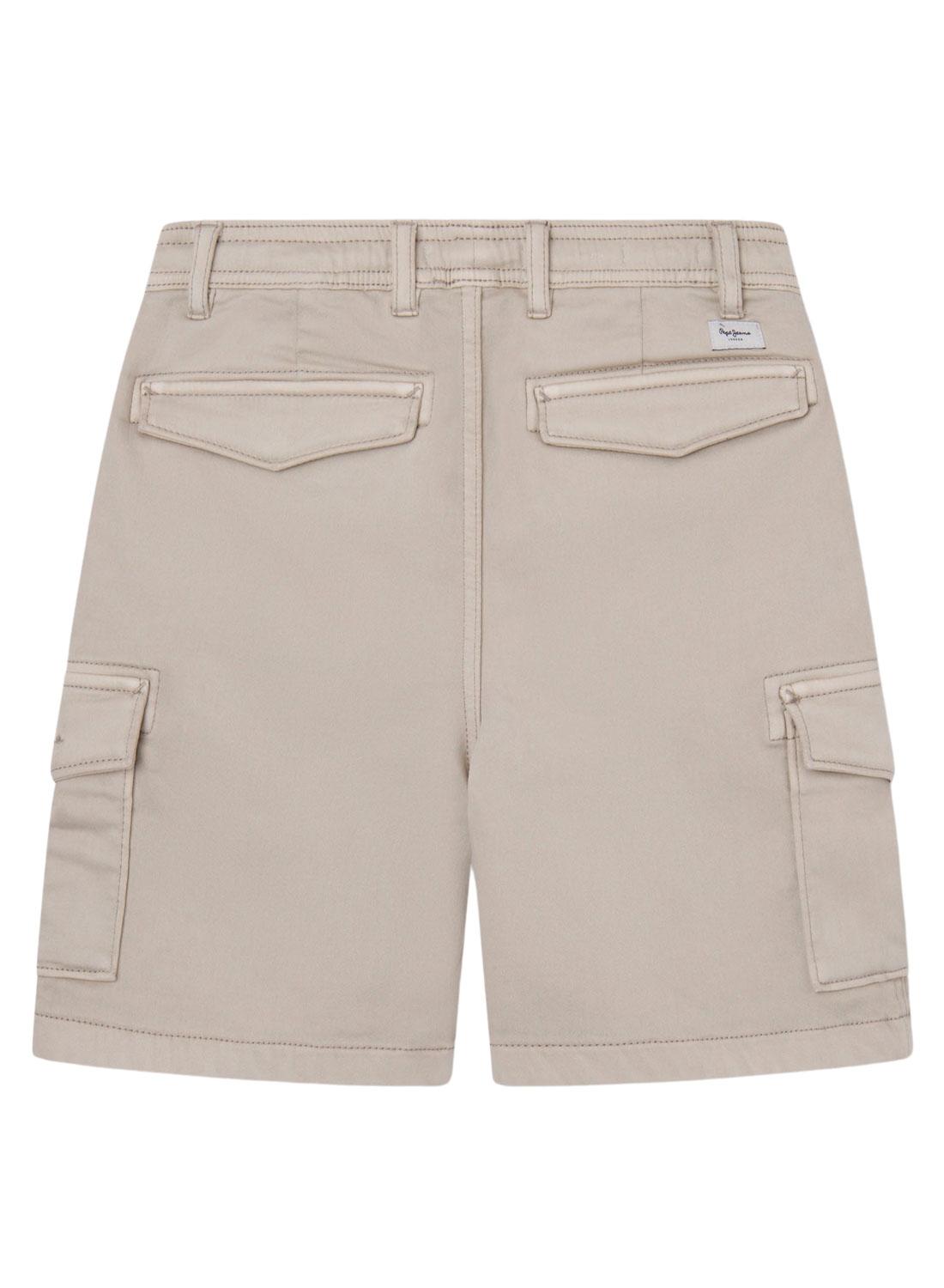 Bermudas Pepe Jeans Ted Beige para menino.