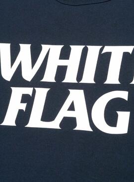 T- Shirt Carhartt White Flag Azul Marinho 