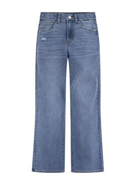 Calça de ganga Levis Wide Azul para menina