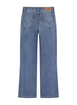 Calça de ganga Levis Wide Azul para menina