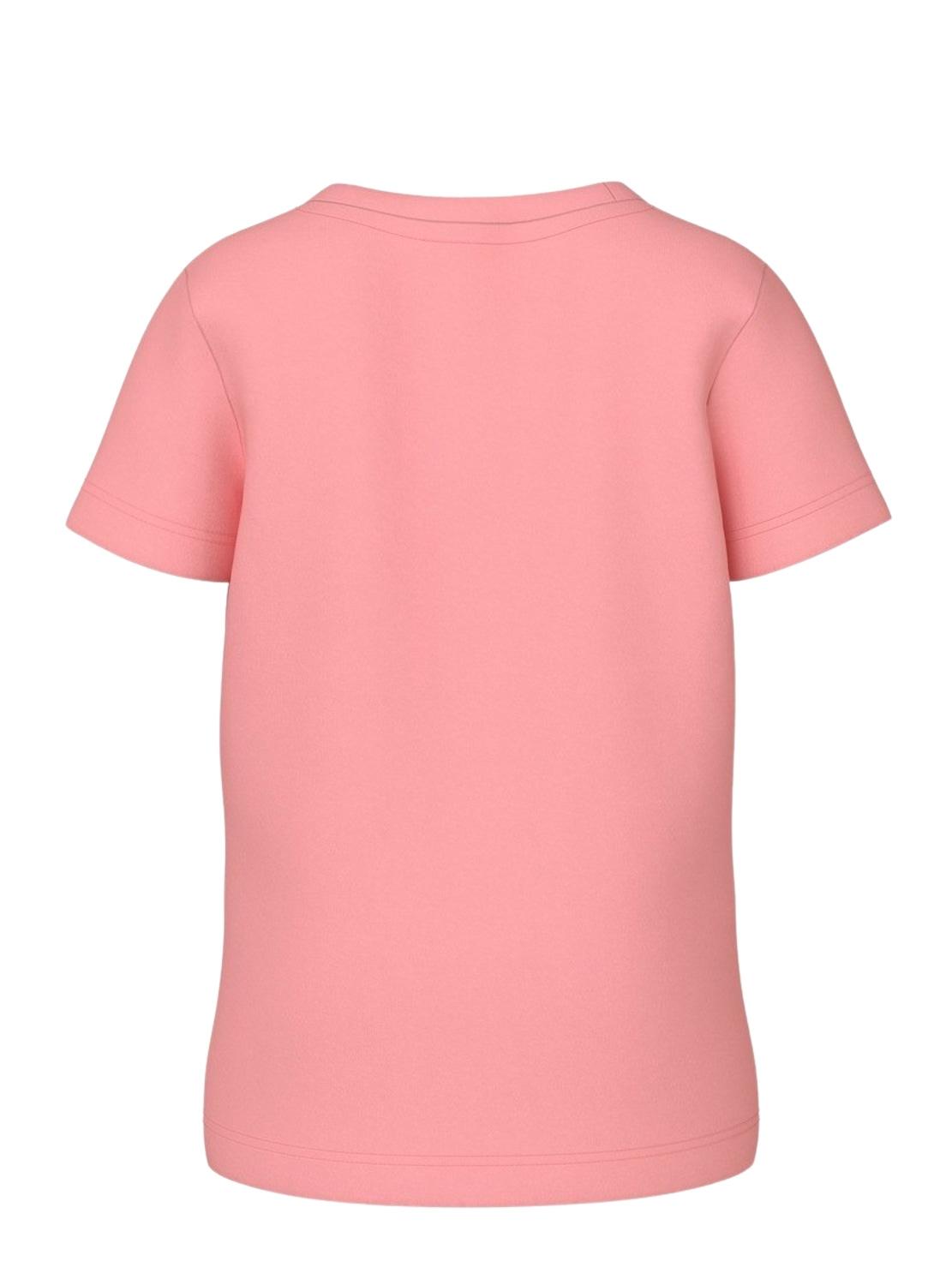 Camiseta Name It Becca Rosa Para Menina