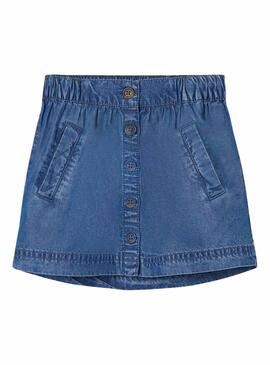 Saia Name It Baseesee Denim Azul para Menina