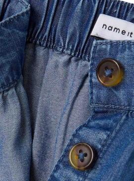 Saia Name It Baseesee Denim Azul para Menina