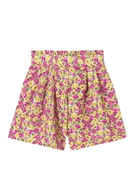 Shorts Mayoral Flores Multicolor Para Meninas