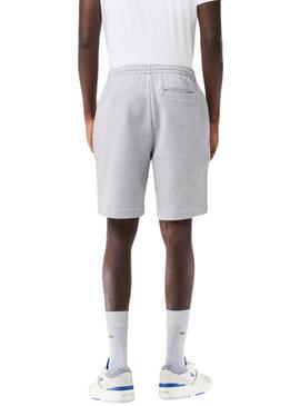 Bermudas Lacoste Jogger Cinza Eco Para Homem