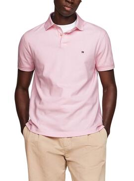 Polo Tommy Hilfiger 1985 Rosa para Homem