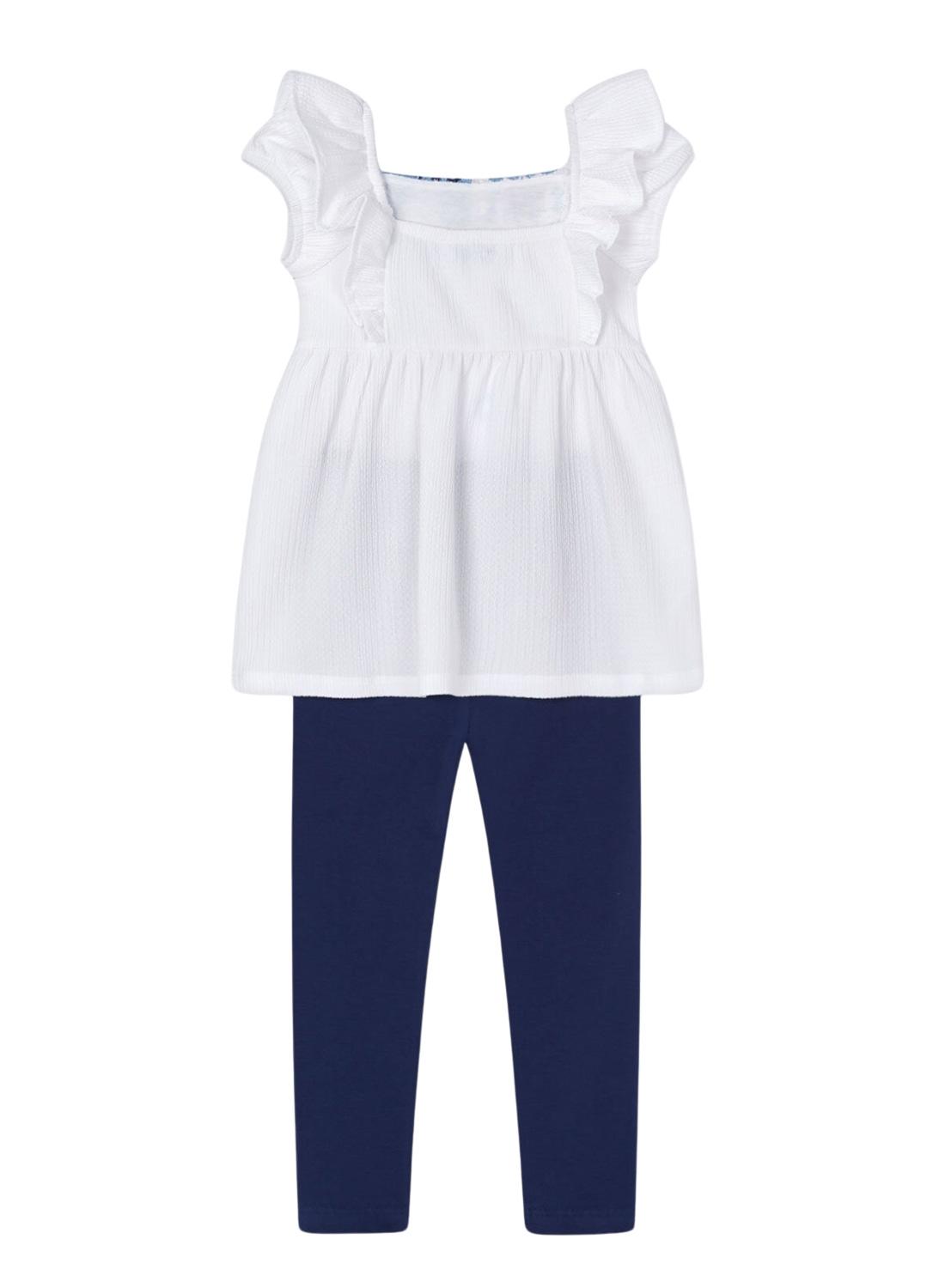 Conjunto Infantil de Crochê Branco para Menina