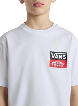 Camiseta Vans OG Logo Branco Para Crianças