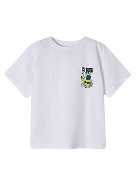 Camiseta Mayoral Citrus Branco para Menino