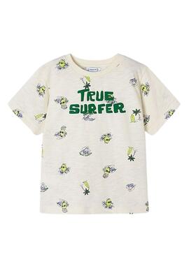 Camiseta Mayoral True Surfer Branca para Menino