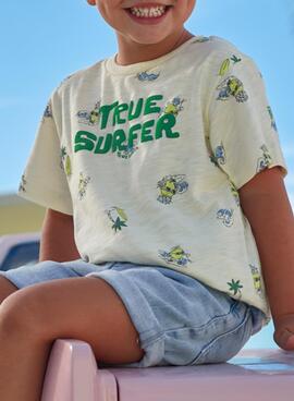 Camiseta Mayoral True Surfer Branca para Menino