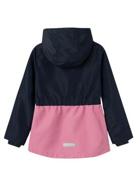 Casaco Name It Maxi Blocks Rosa para Menina