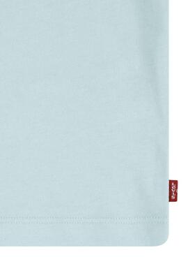 Camiseta Levi's Ocean Turquesa para menina.