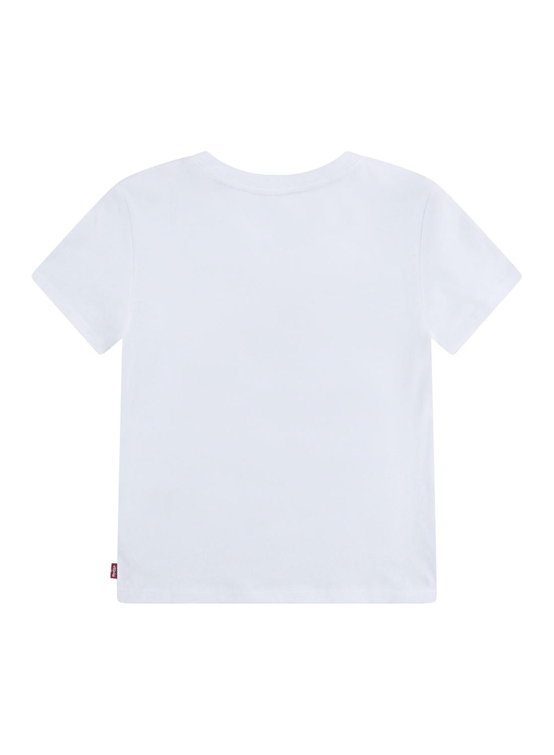 Camiseta Levis Retro Branca Para Menina