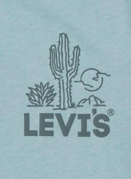 Camiseta Levis Club Azul para Menino