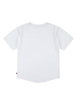 Camiseta Levis Curved Branco Para Menino