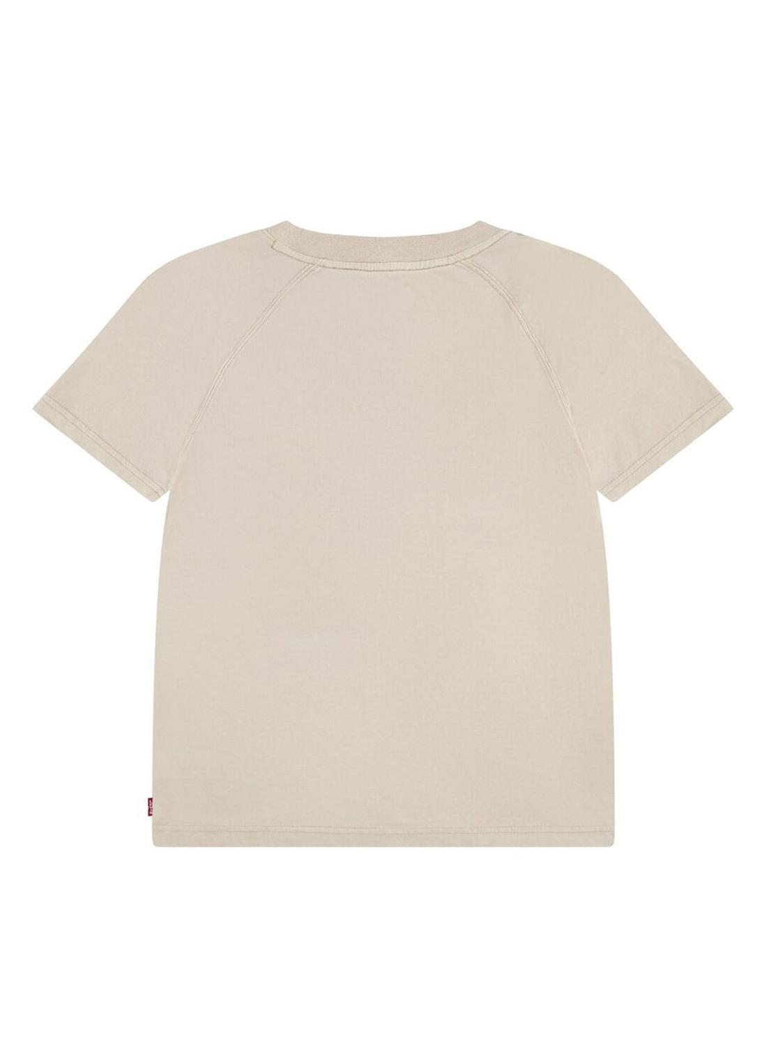 Camiseta Levi's Vivió Beige Para Niño