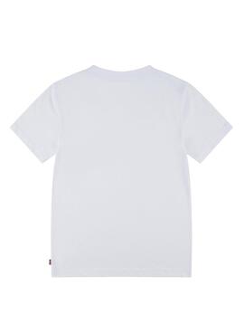 Camiseta Levis Palm Branco para Menino