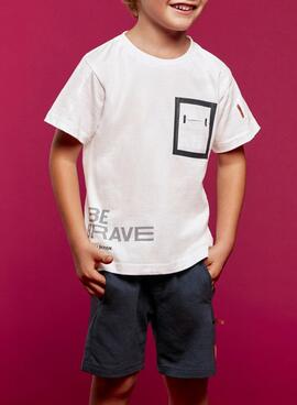 Conjunto Mayoral Be Brave Branco Para Menino