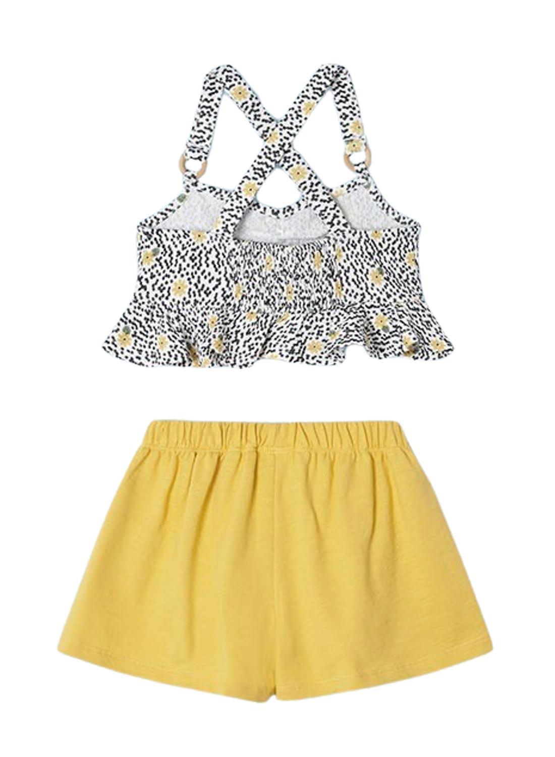 Conjunto Mayoral Top Amarelo para Menina