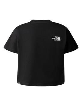 Camiseta The North Face Crop Easy Preto para Menina