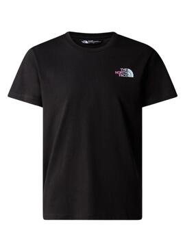 Camiseta The North Face Relaxed Graphic Preta Menina