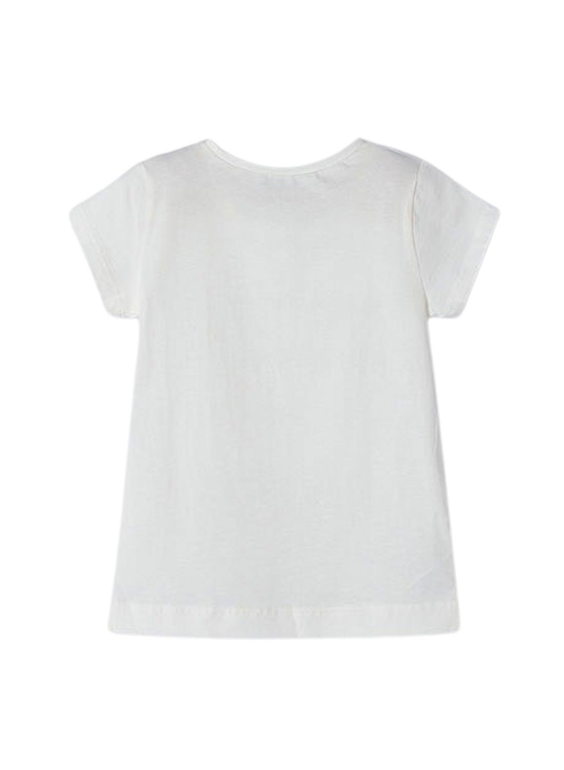 Camiseta Mayoral Pulseiras Branco para Menina