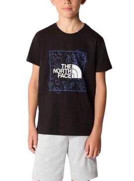 Camiseta The North Face New Graphic Preto Criança