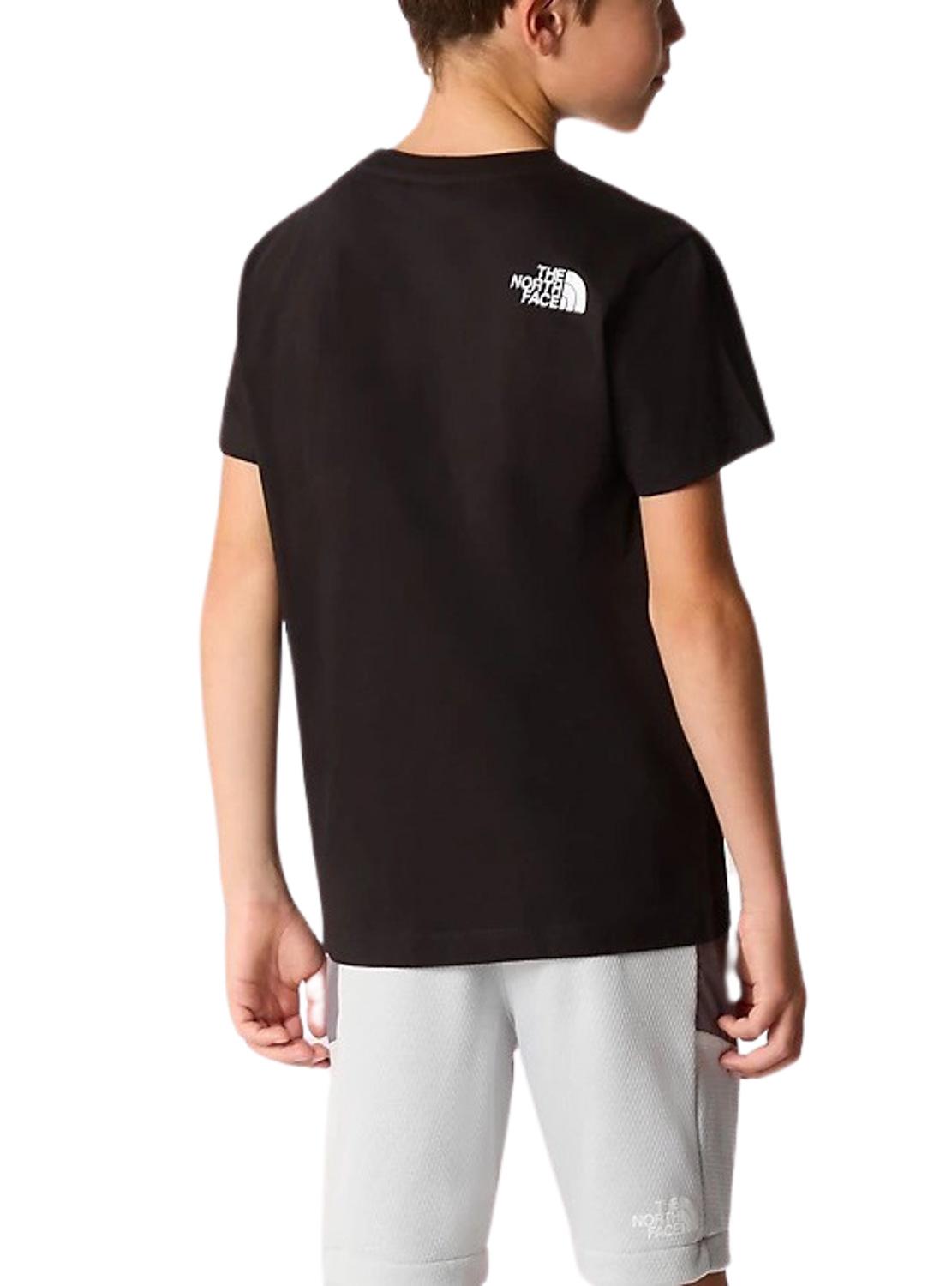 Camiseta The North Face New Graphic Preto Criança