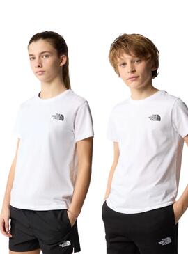 Camiseta The North Face Simple Dome Branco Crianças