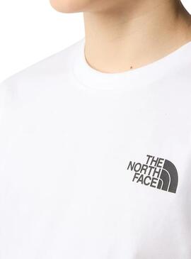 Camiseta The North Face Simple Dome Branco Crianças