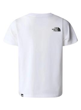 Camiseta The North Face Simple Dome Branco Crianças