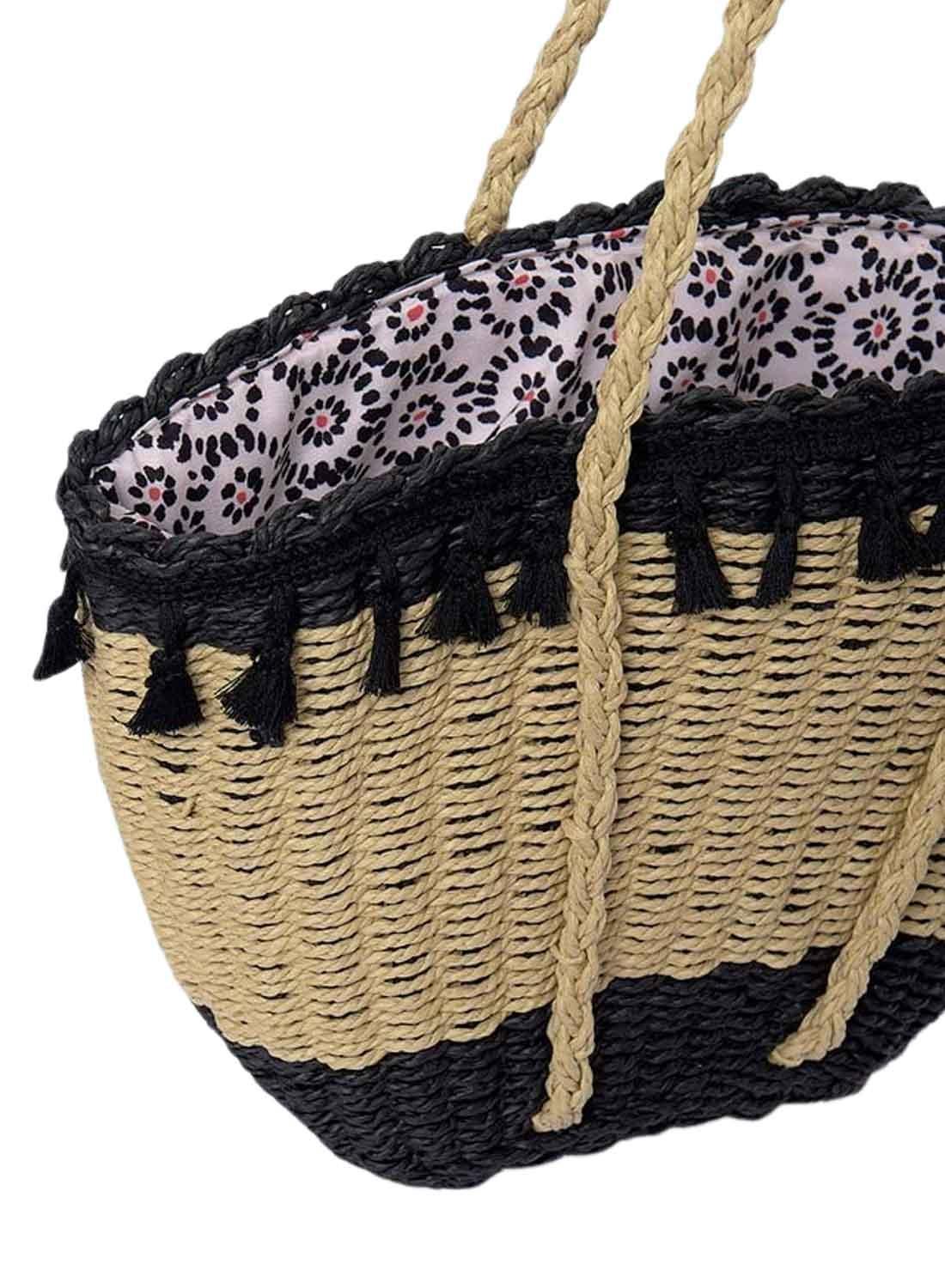 Bolsa Mayoral Cesta Preto Para Menina