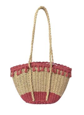 Bolsa Mayoral Cesta Terracota Rosa para Menina