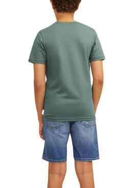 Camiseta Jack and Jones Tampa Verde para Menino