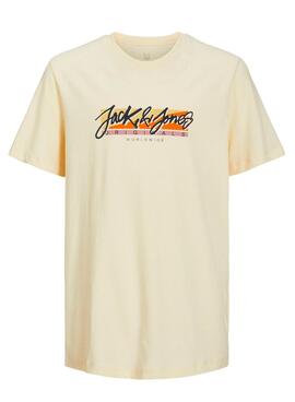 Camisa Jack and Jones Tampa Fast Creme