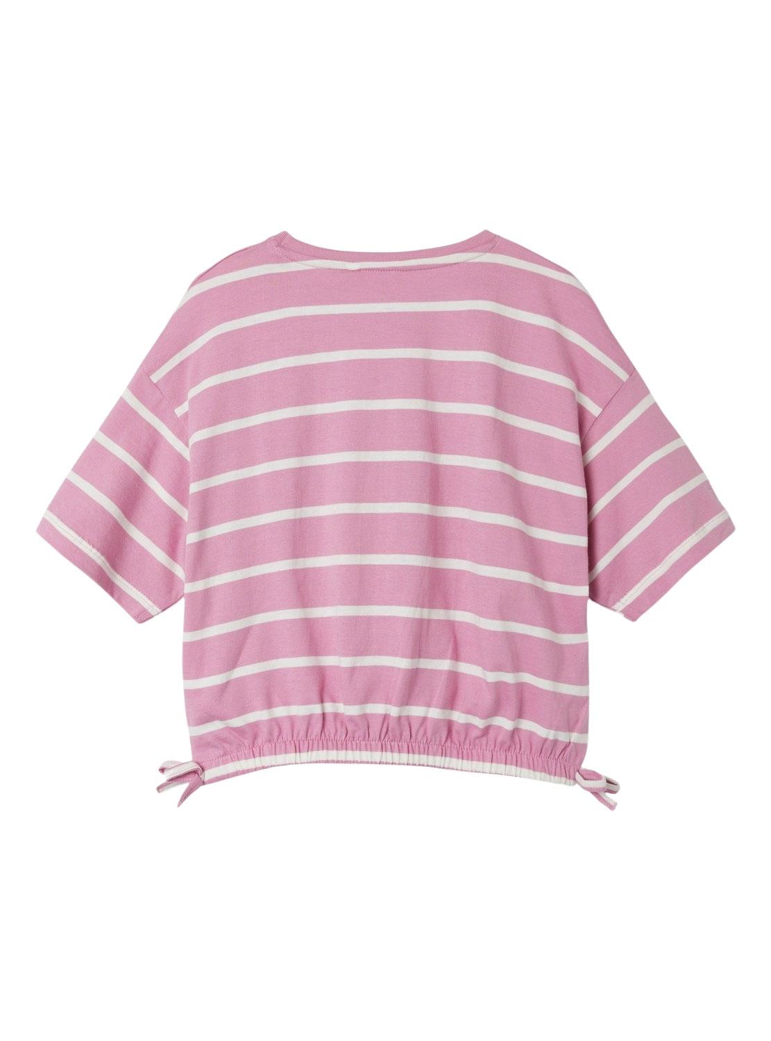 Camiseta Name It Funion Rosa Para Menina