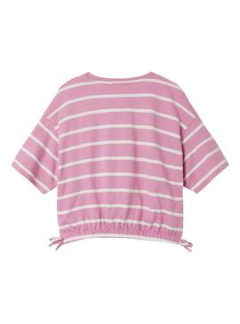 Camiseta Name It Funion Rosa Para Menina