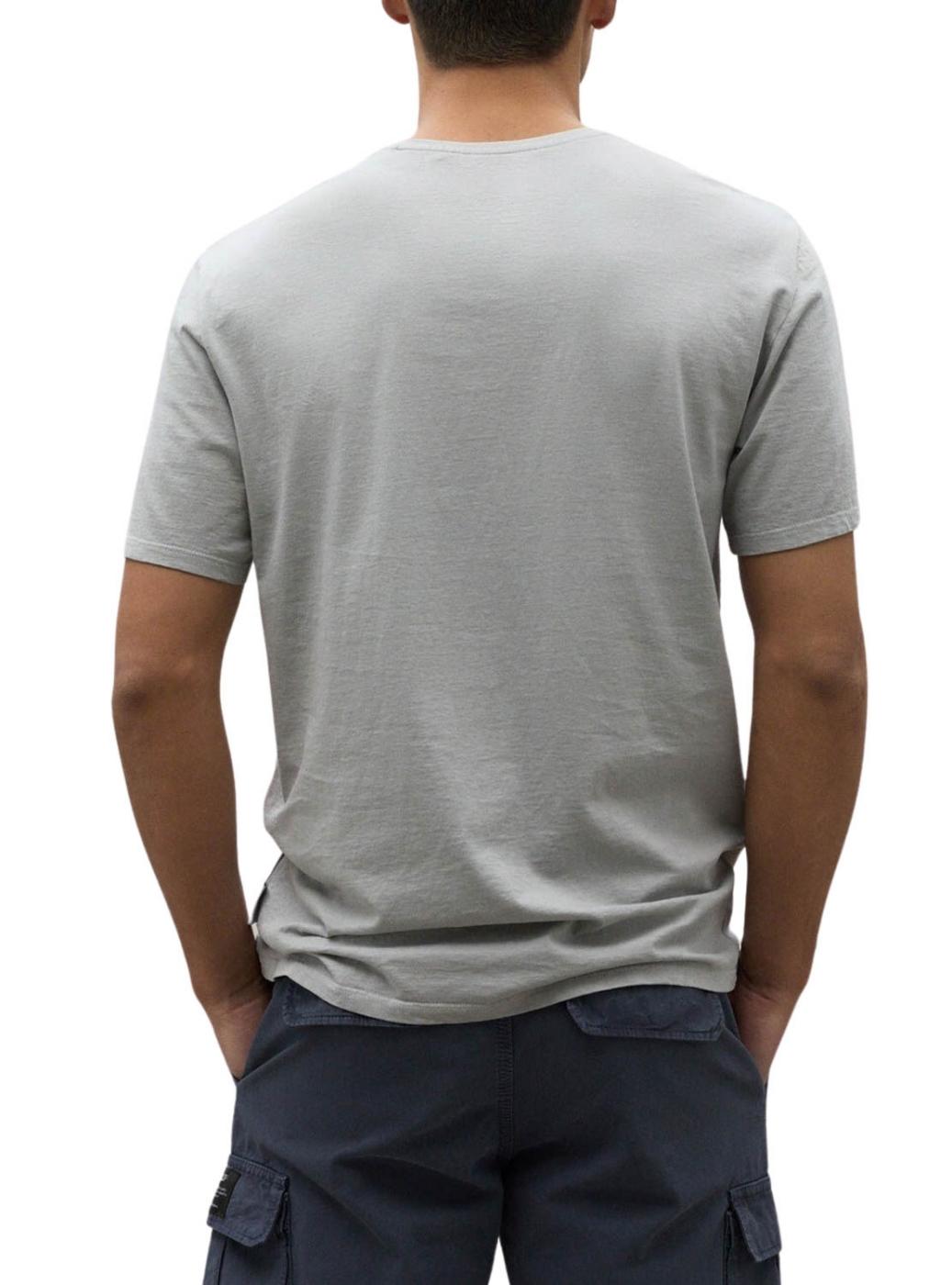 Camisa Ecoalf Girassol Cinza Para Homem