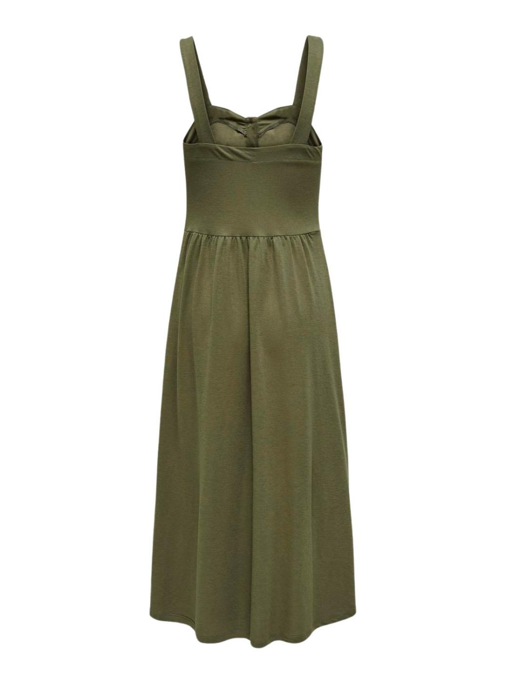 Vestido Only Jany Verde Para Mulher